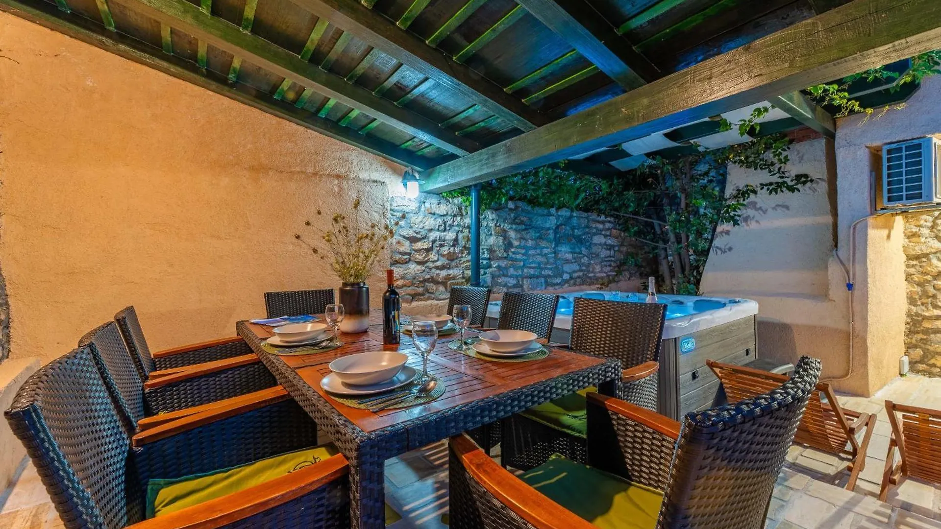 Stone Holiday House Zara With Jacuzzi Sukosan 0*,  Croatia